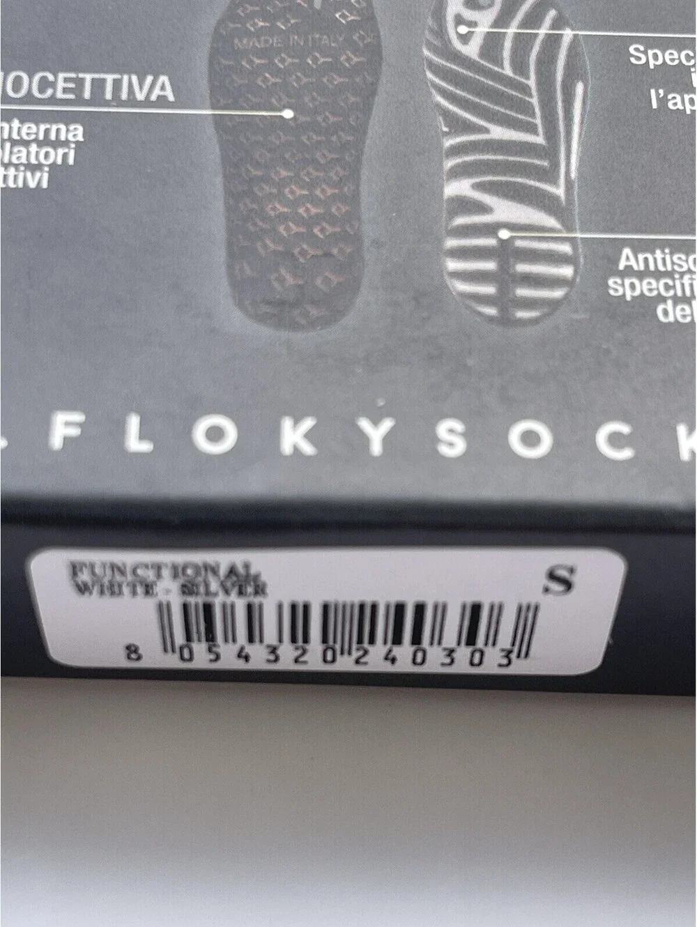 FLOKY SOCKS Sport Functional Postural Socks Size S.